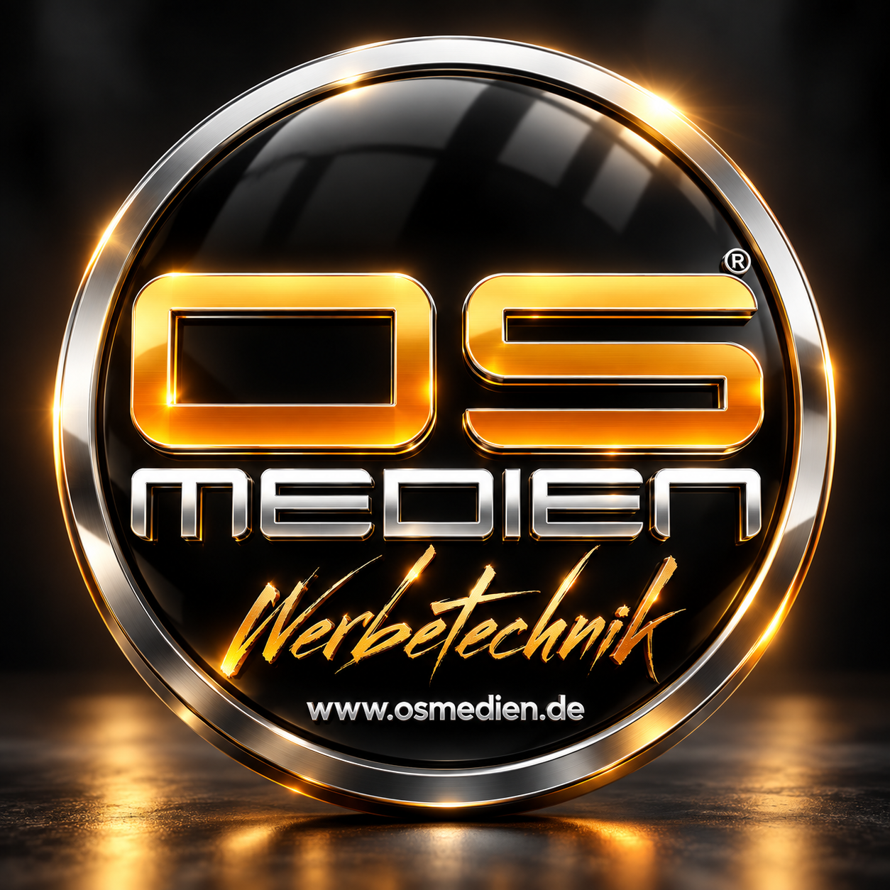 OS Medien 3D Logo